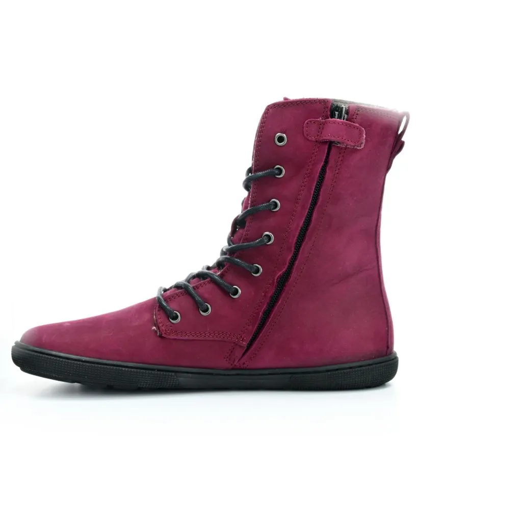 Koel Lady Faro Bordo Lambswool Winter Barefoot Boots