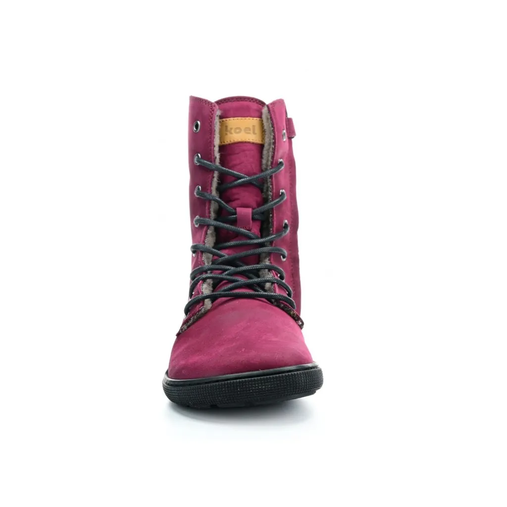 Koel Lady Faro Bordo Lambswool Winter Barefoot Boots