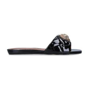 KURT GEIGER LONDON Kensington Flat Sandals - Black