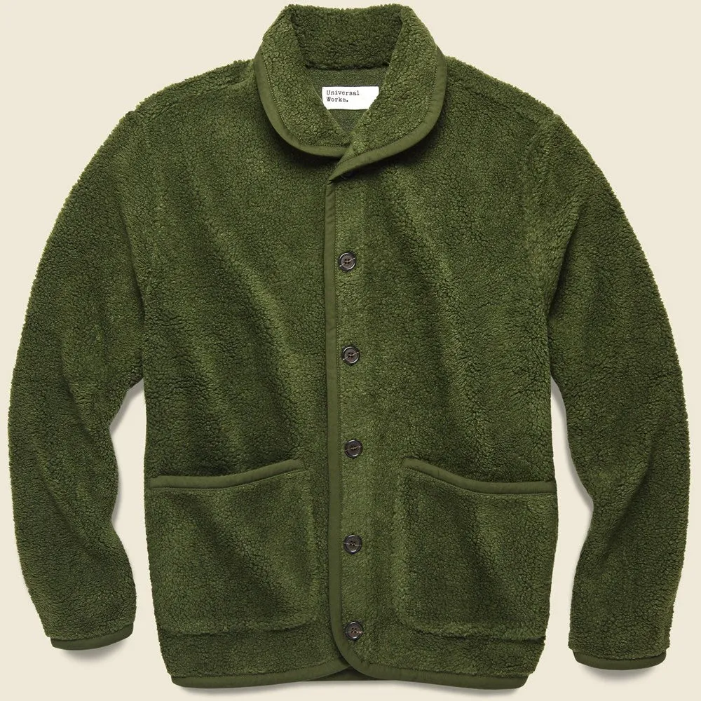 Lancaster Jacket - Olive Mountain Fleece