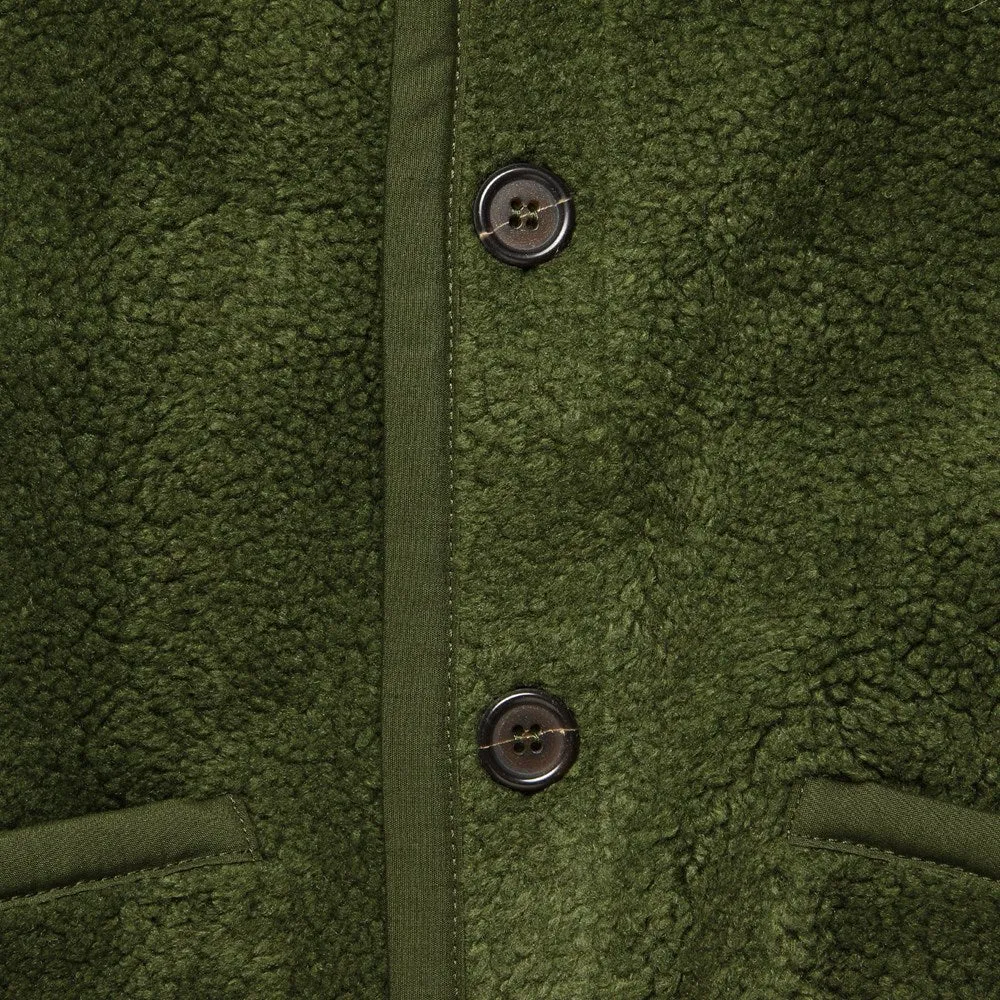 Lancaster Jacket - Olive Mountain Fleece