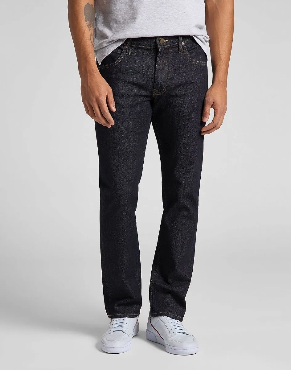 Lee Daren Zip Regular Straight Denim Jeans Rinse