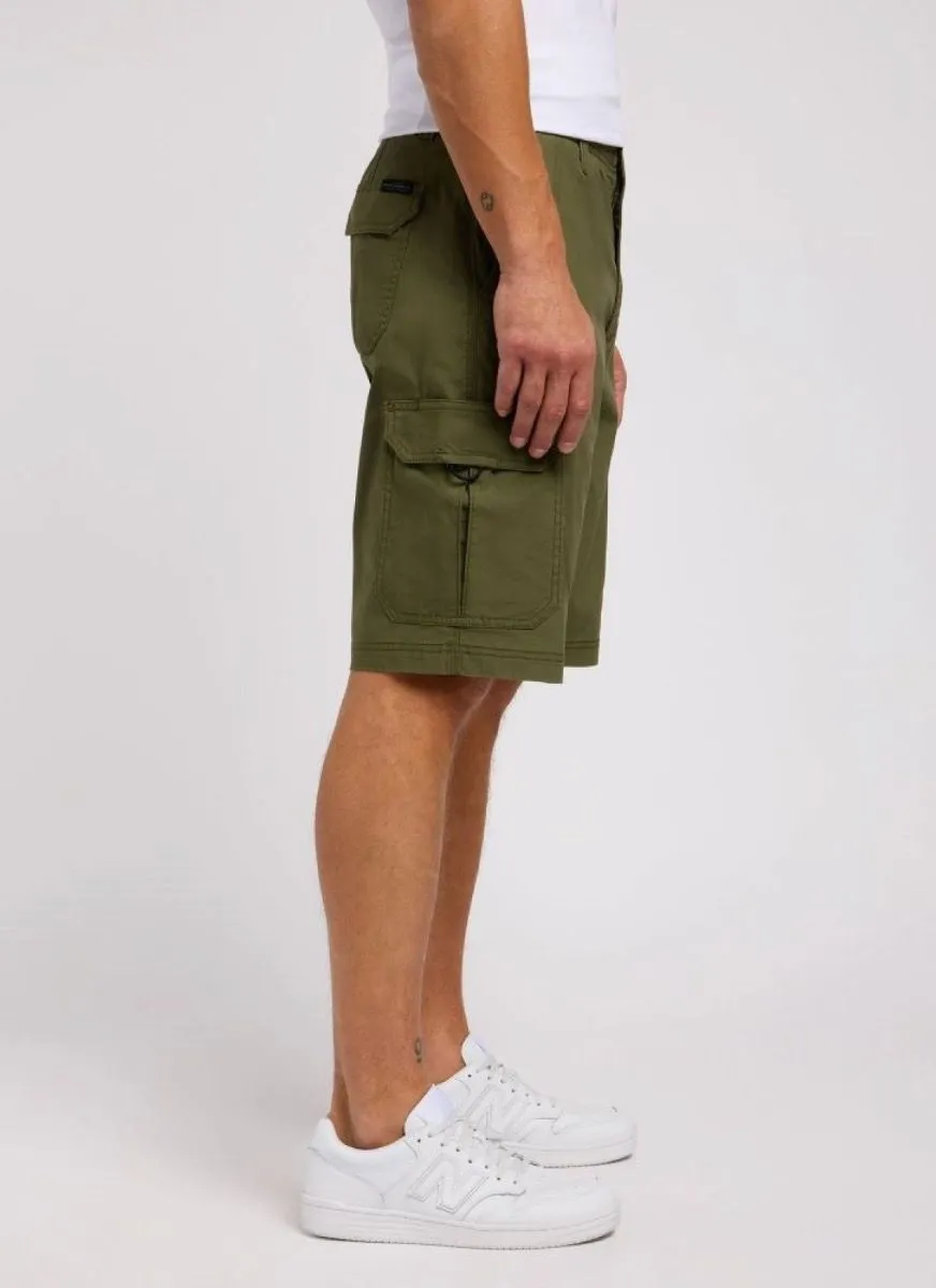 Lee Extreme Motion Cargo Shorts Olive Night