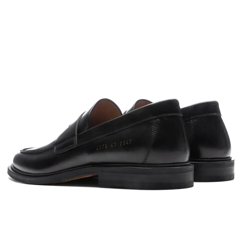 Loafer in Leather Sole - Black