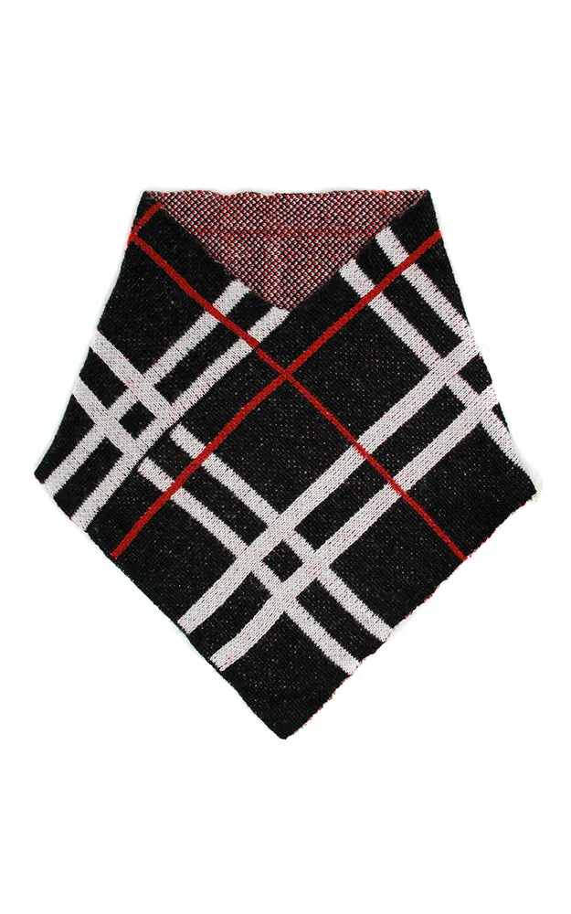 LOF1001 Plaid Pattern Tube Scarf