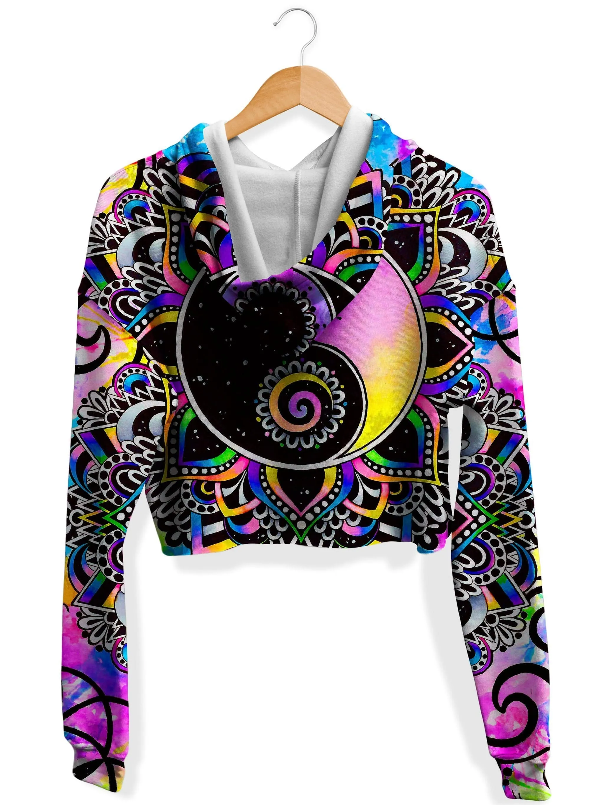 Magical Balance Fleece Crop Hoodie