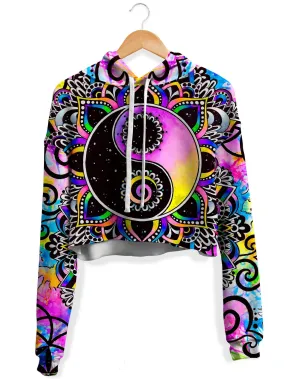 Magical Balance Fleece Crop Hoodie