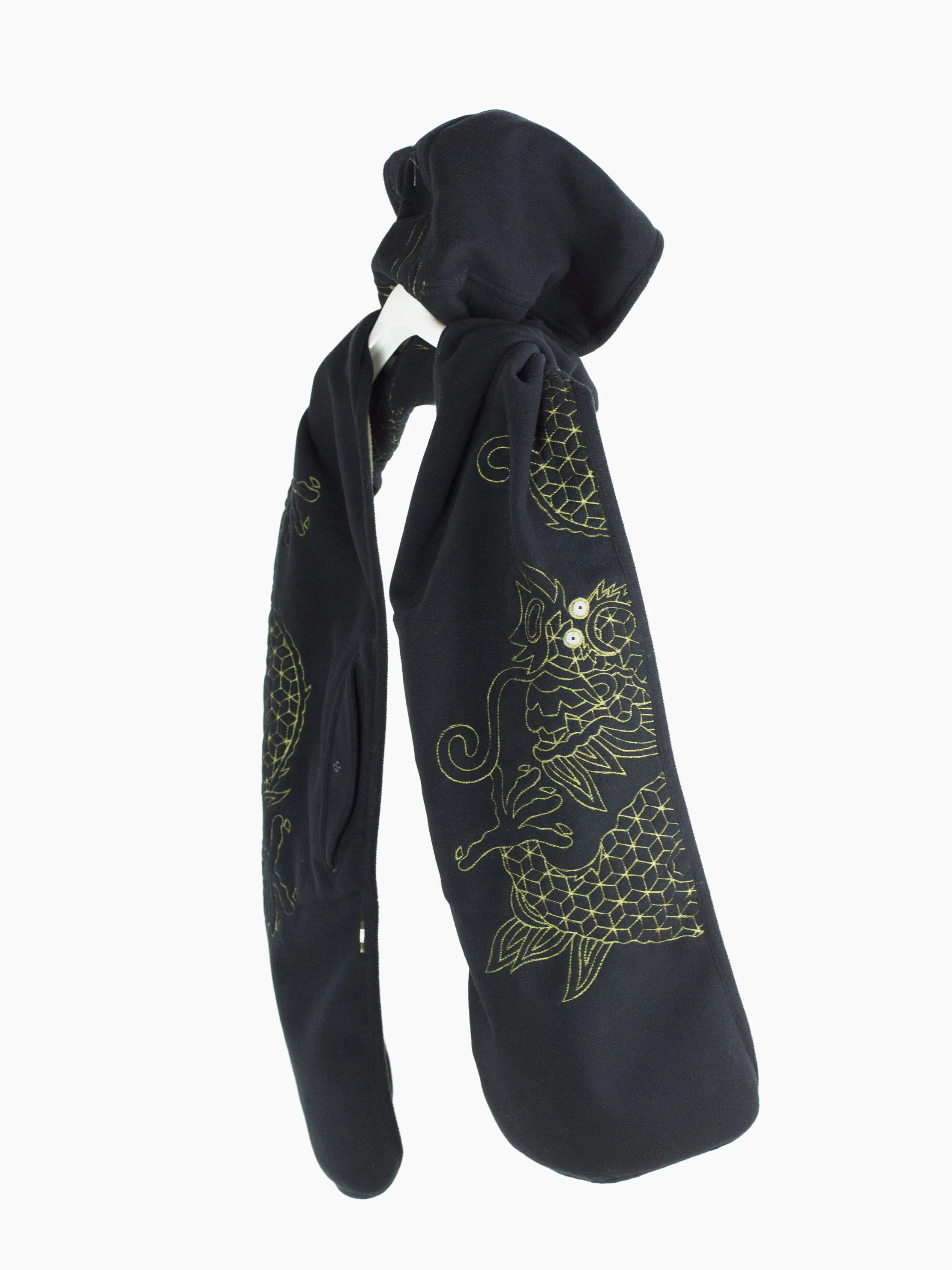 Maharishi 00s Fleece Hooded Scarf