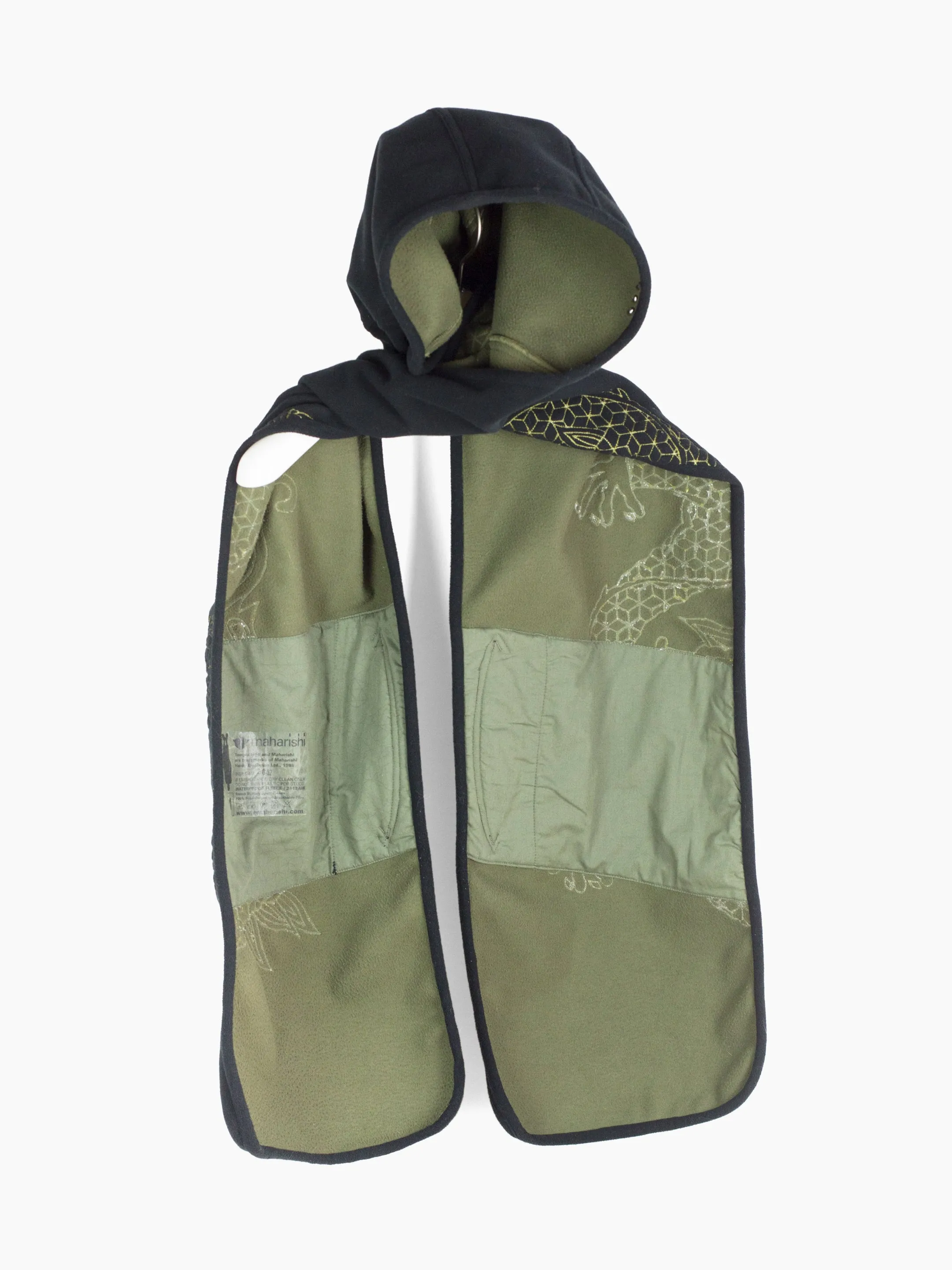 Maharishi 00s Fleece Hooded Scarf