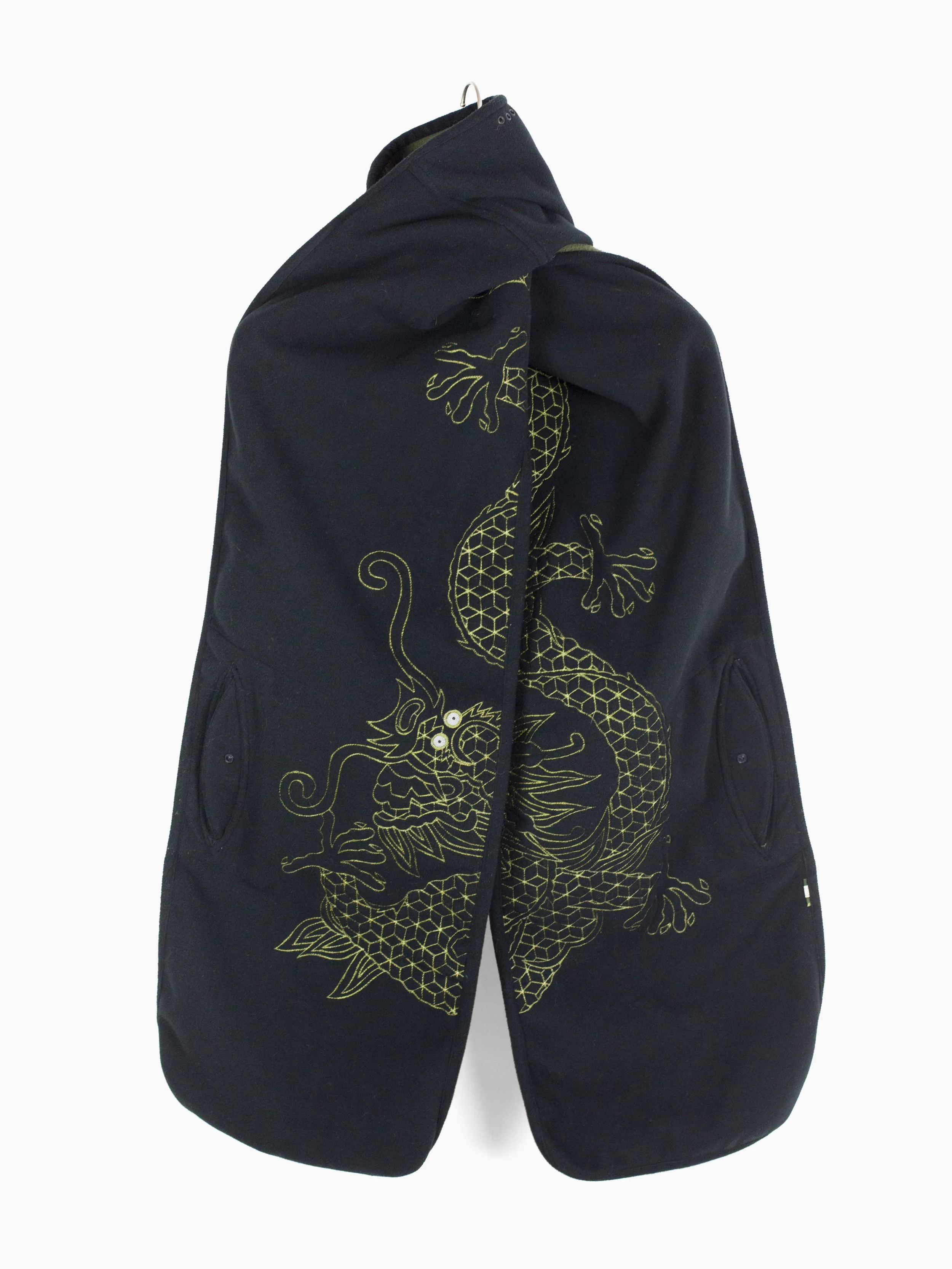 Maharishi 00s Fleece Hooded Scarf