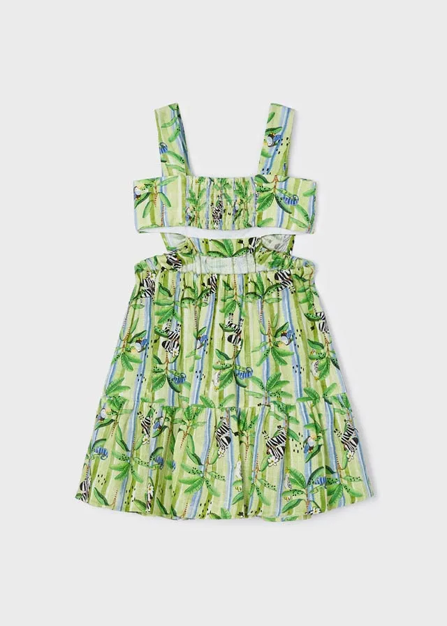 Mayoral Dress for girl - Lime