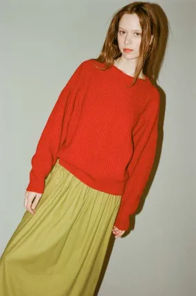 Mea Pullover Sweater - Red