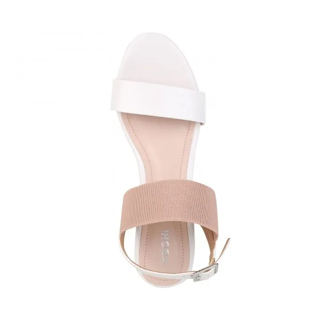Mochi Women White Casual Sandals