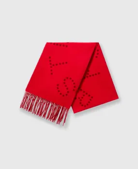 Moniker Print Logo Scarf