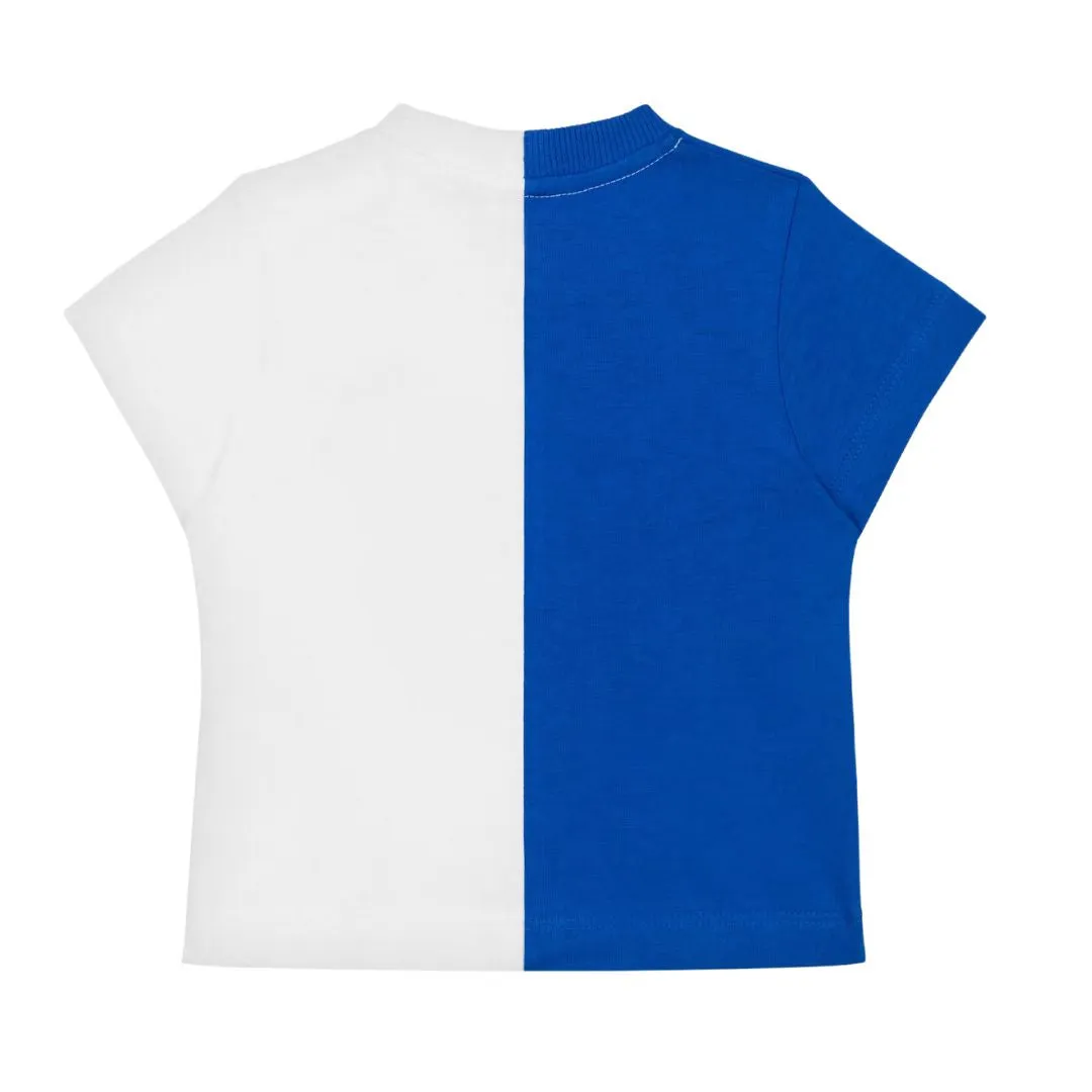 Moschino T-Shirt Teddy Blue-White