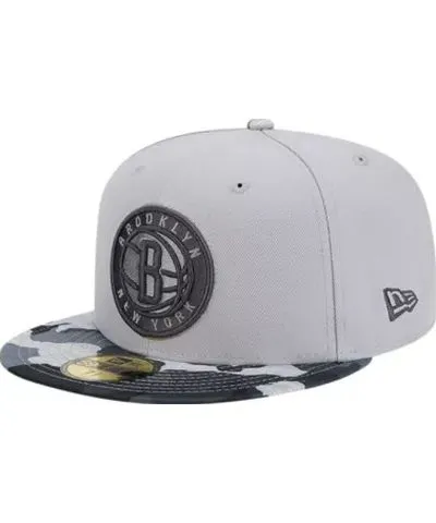 New Era Men's NBA Brooklyn Nets Active Color Visor 59FIFTY Fitted Hat