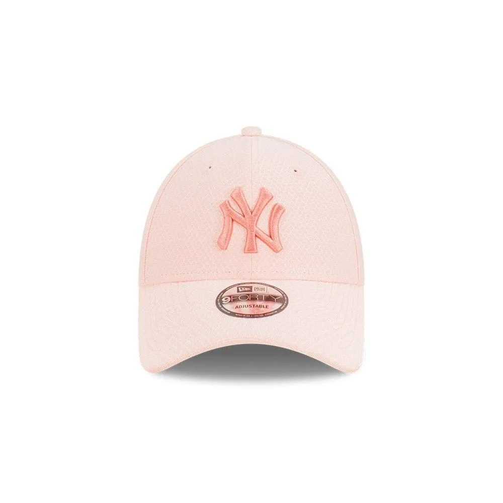 NEW ERA WOMEN'S 9FORTY NEW YORK YANKEES HEX PINK HAT