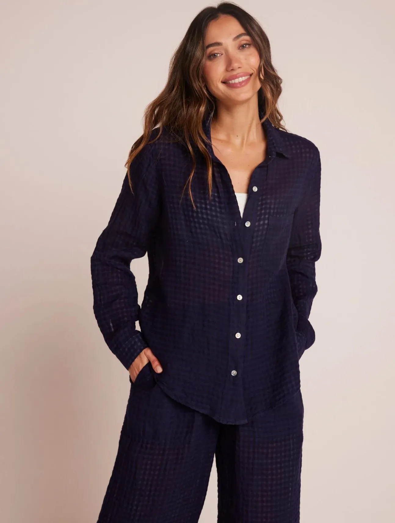 Oversized Pocket Button Down