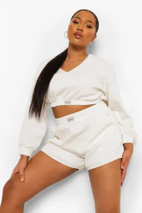 Plus Premium Rib Ofcl Ribbed Shorts