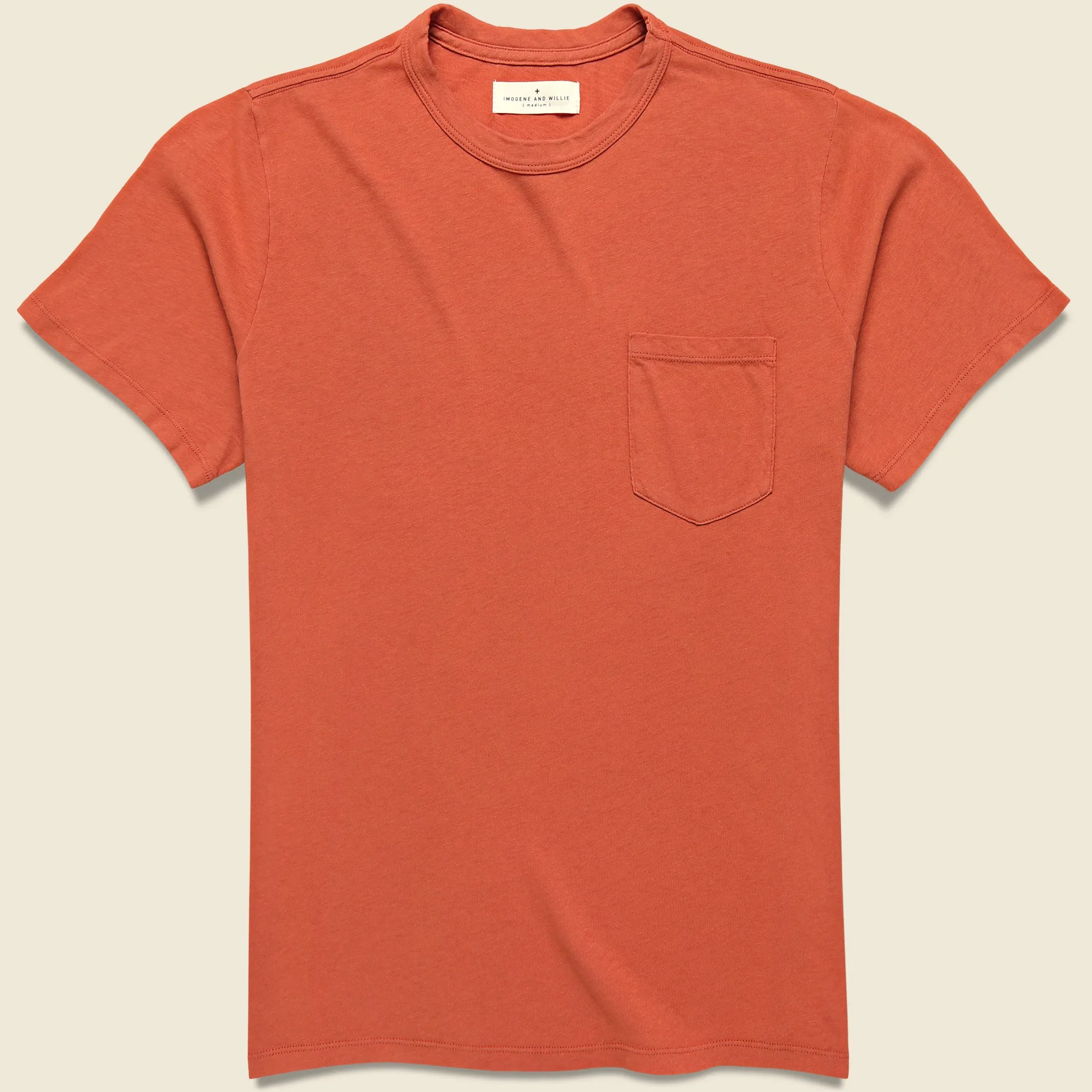 Pocket Tee - Rust
