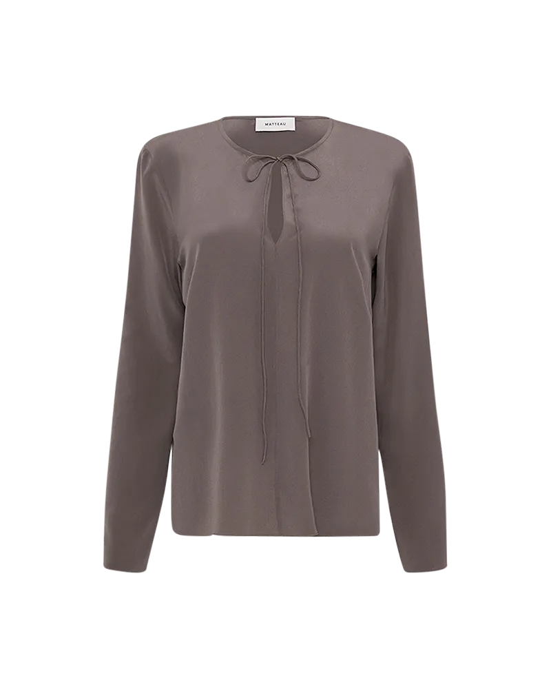 Popover Tie Blouse