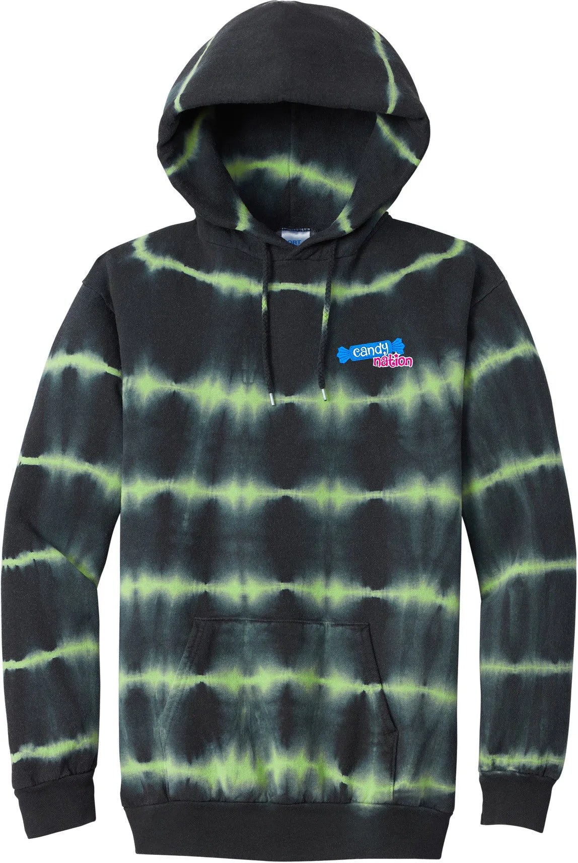 Port & Company Allover Stripe Tie-Dye Fleece