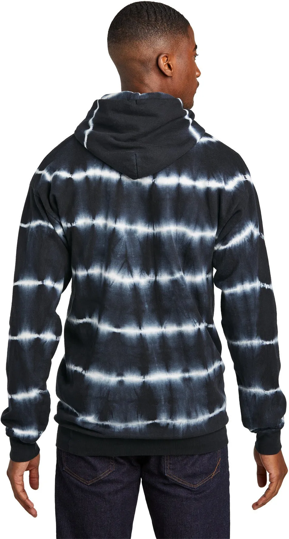 Port & Company Allover Stripe Tie-Dye Fleece