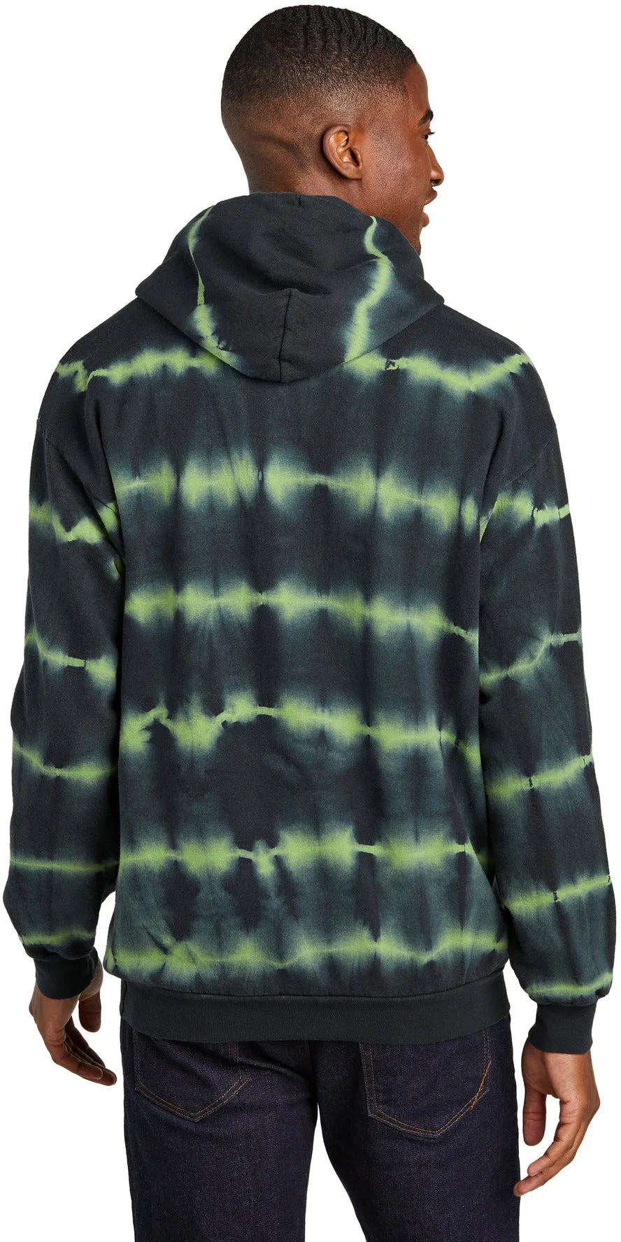 Port & Company Allover Stripe Tie-Dye Fleece