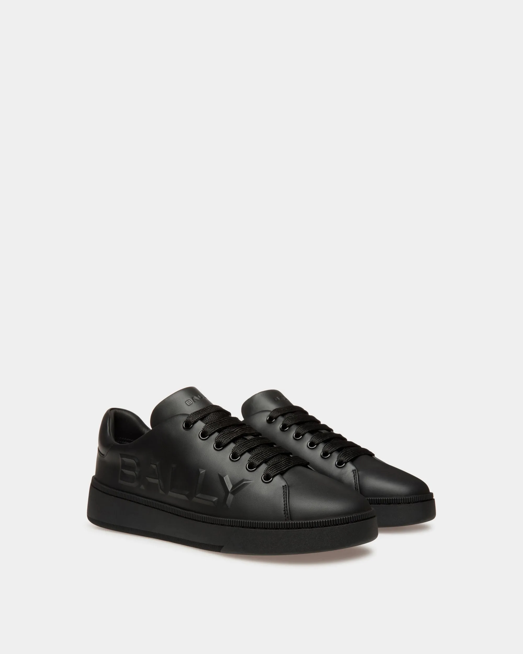 Raise Sneaker in Black Leather 