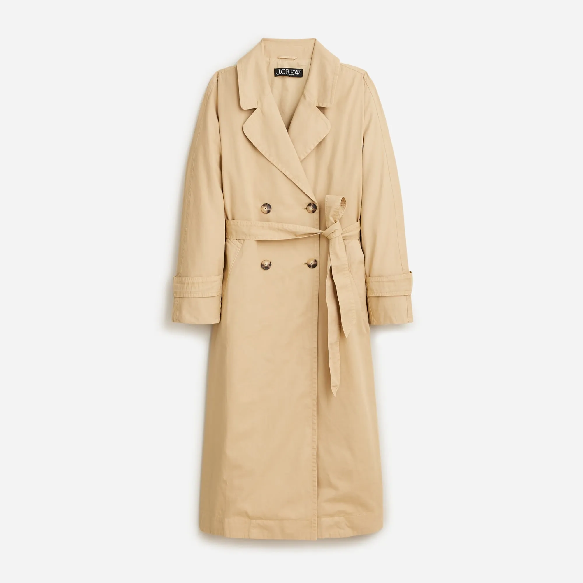 Relaxed heritage trench coat in chino