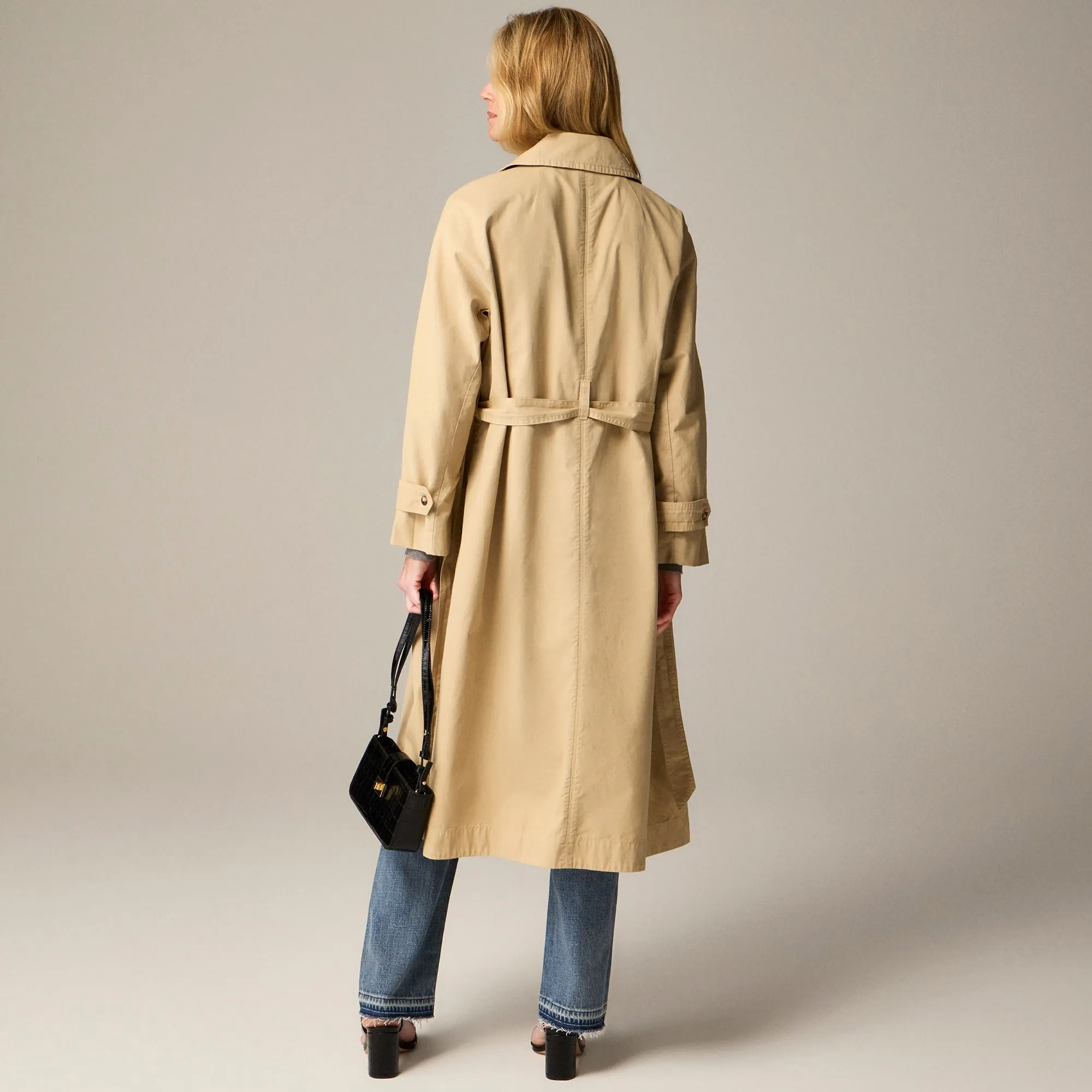 Relaxed heritage trench coat in chino