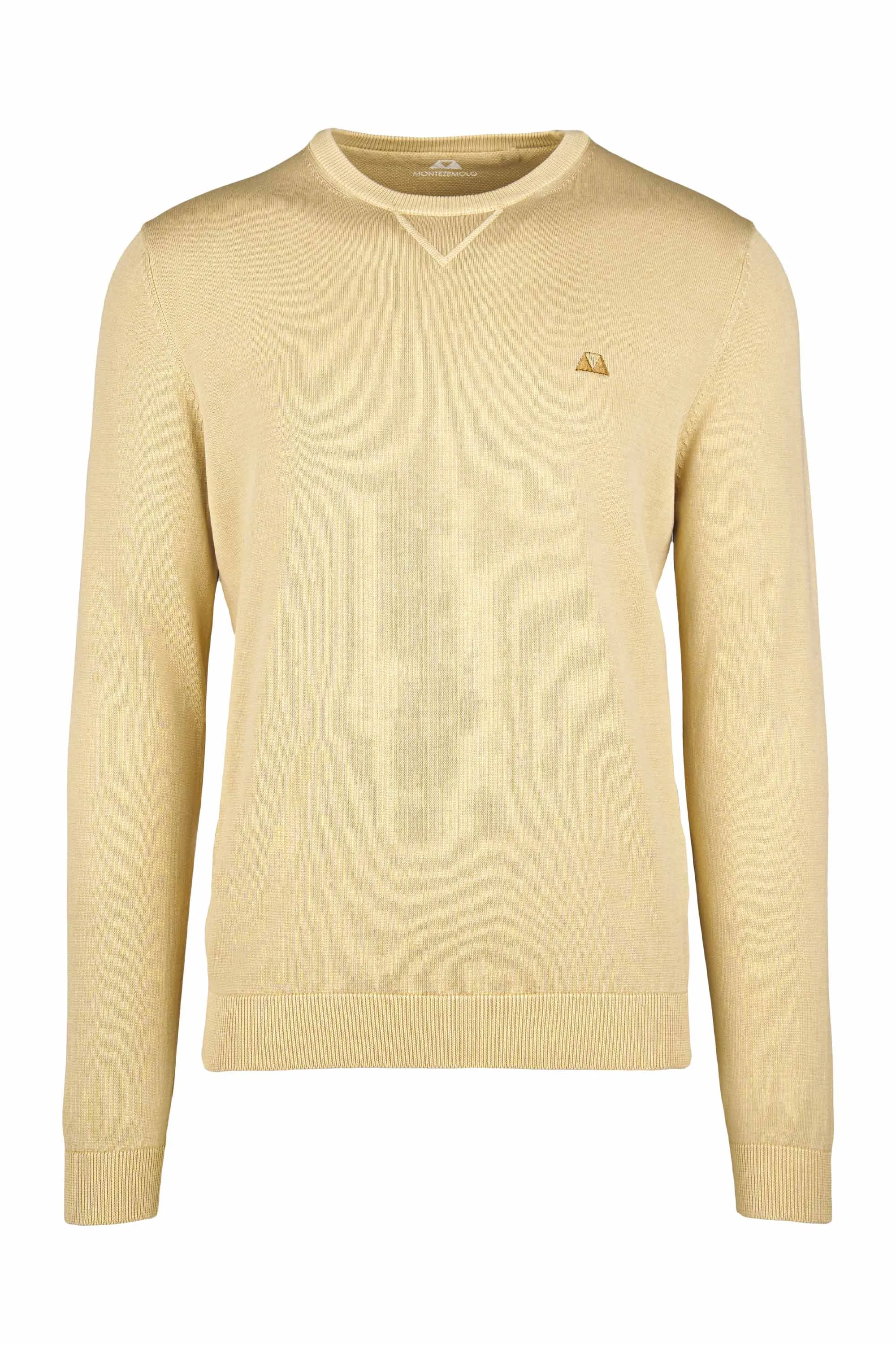 Rice-Knit Cotton Crewneck