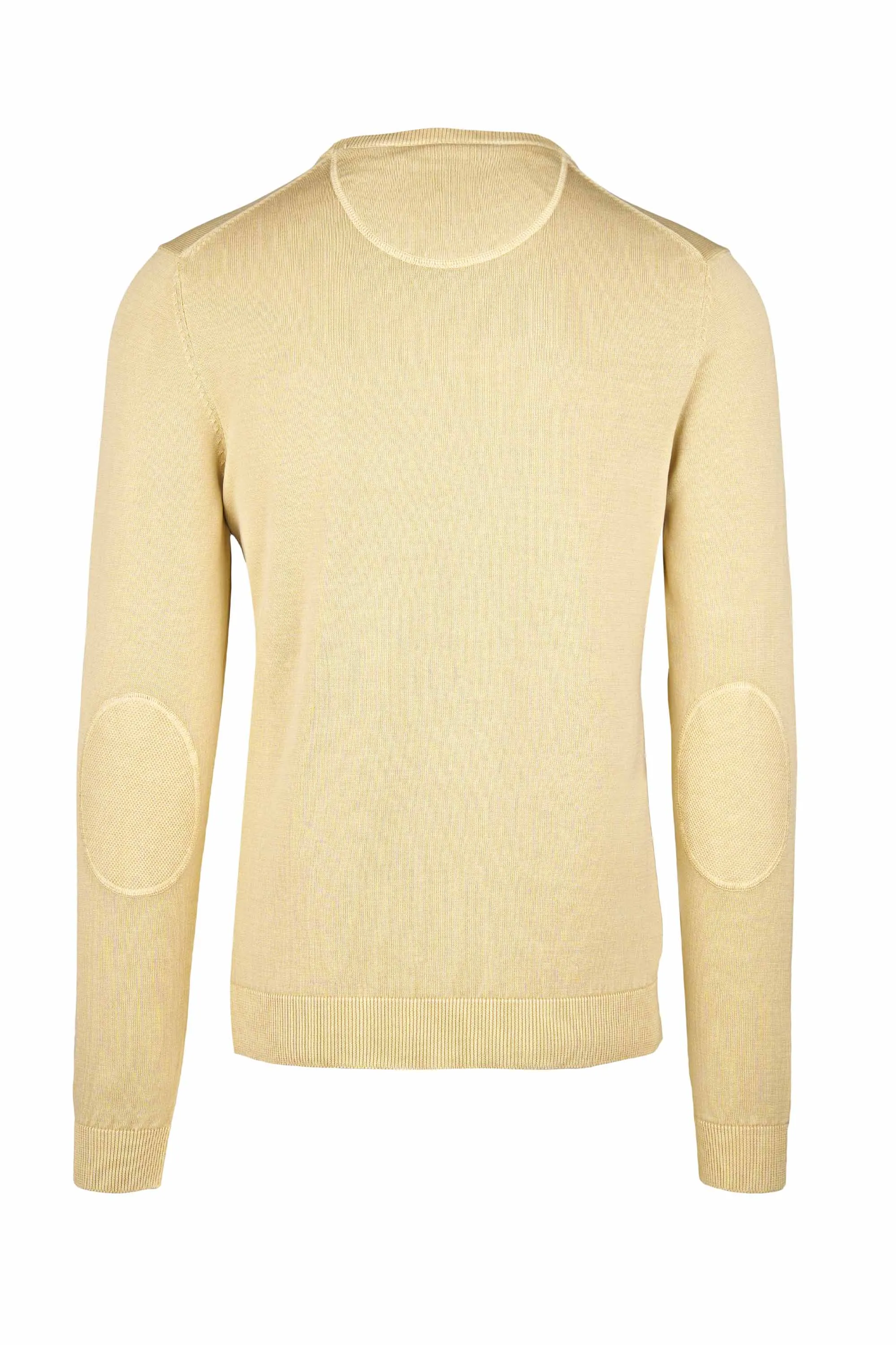 Rice-Knit Cotton Crewneck