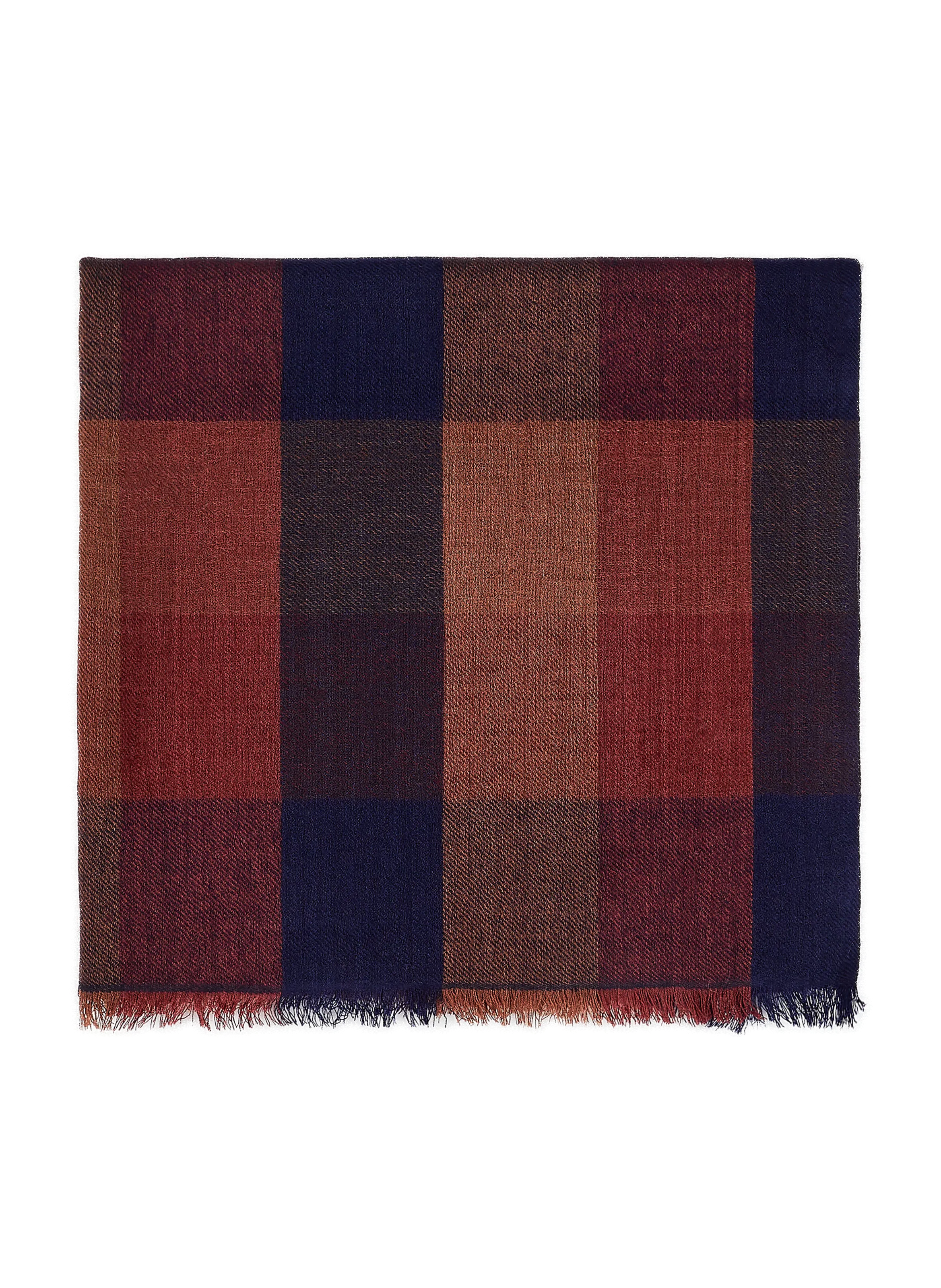 Saison 1865  Wool check scarf - Multicolour