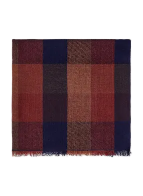 Saison 1865  Wool check scarf - Multicolour