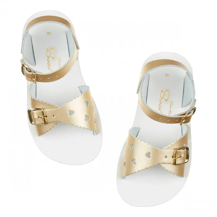 Salt Water Child Sweetheart Sandals Gold