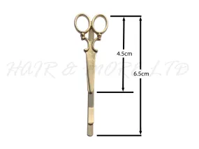 Scissor Hair Pin Clip - Gold