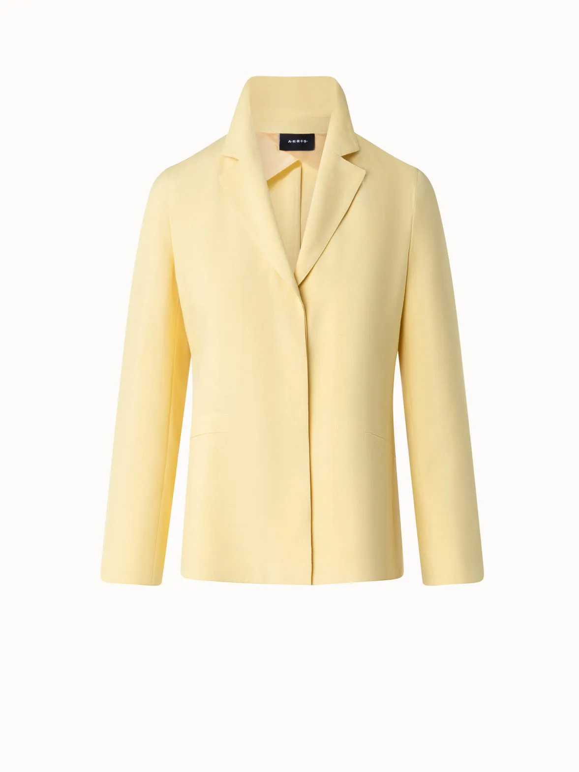 Silk Shantung Single Breasted Jacket