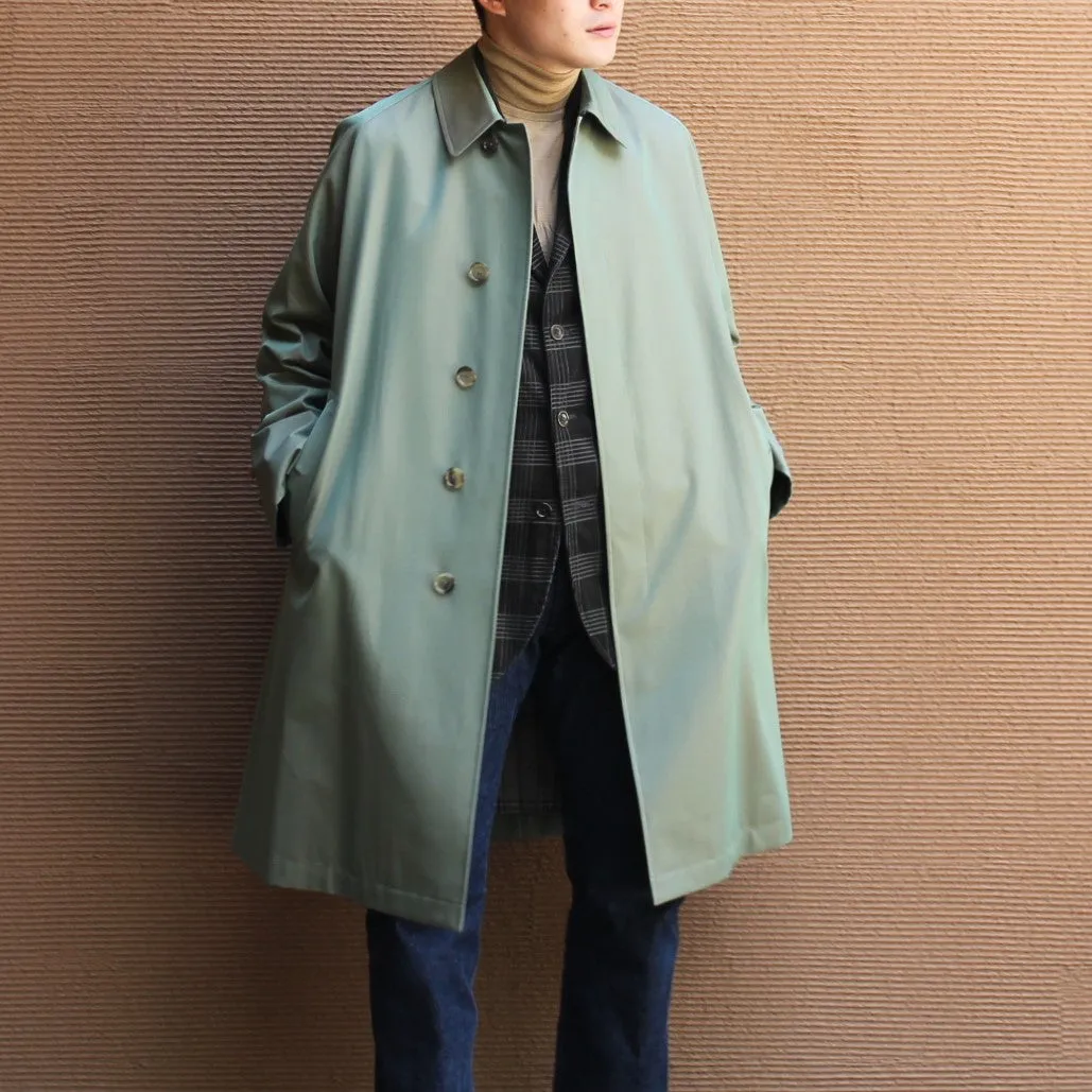 SINGLE RAGLAN COAT GABARDINE OLIVE