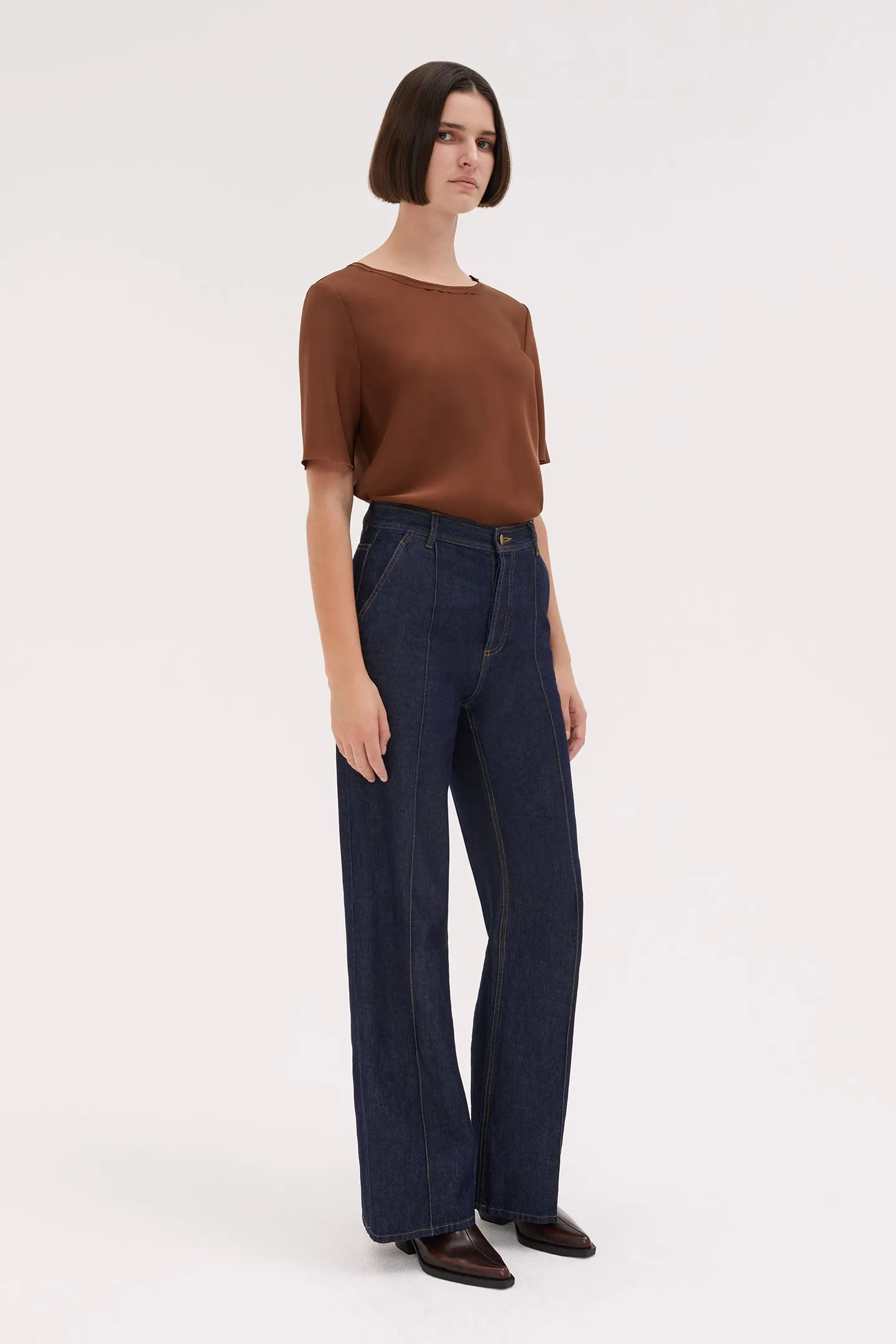 Sky Silk Tee