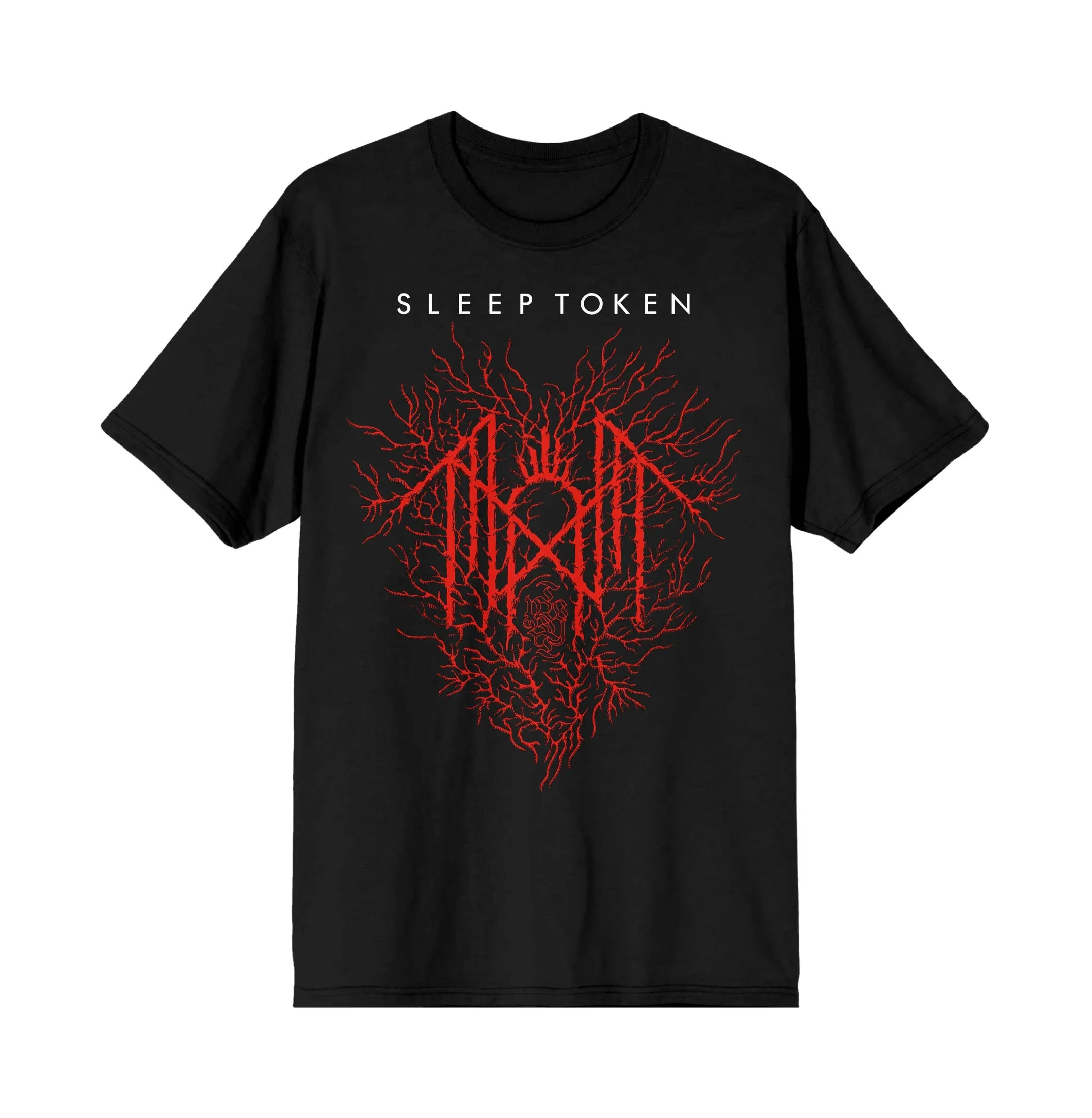 SLEEP TOKEN CORAL LOGO LIMITED EDITION EXCLUSIVE T-SHIRT