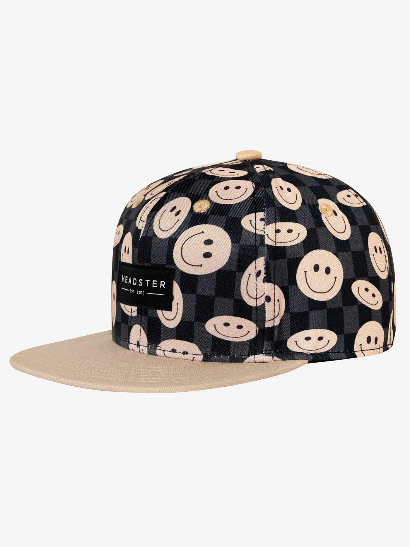 Smiley Snapblack Black Hat (Kids)