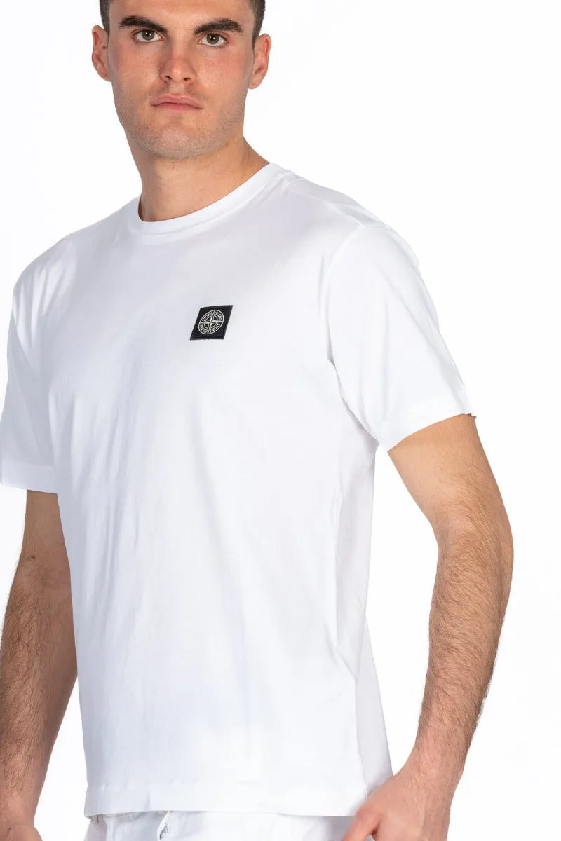 Stone Island T-shirt Bianco Uomo