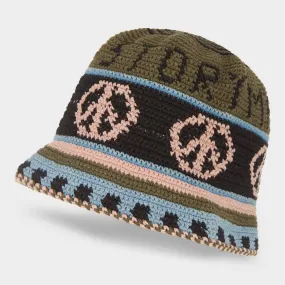 STORY MFG The Sustainable Edit Brew Crochet Bucket Hat - Ecru