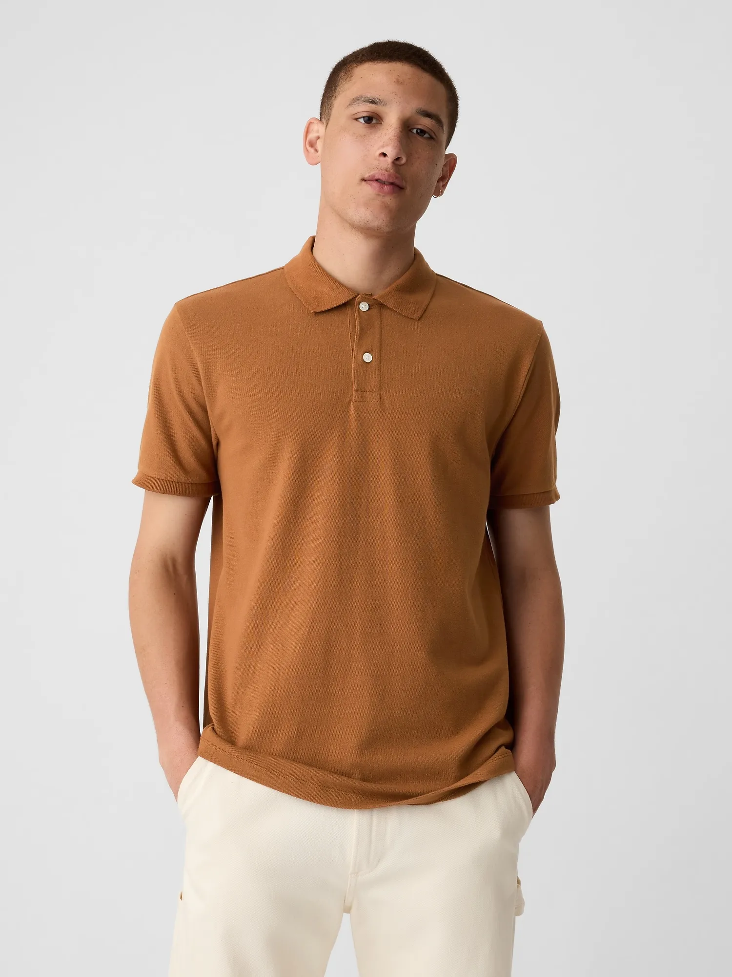 Stretch Pique Polo Shirt