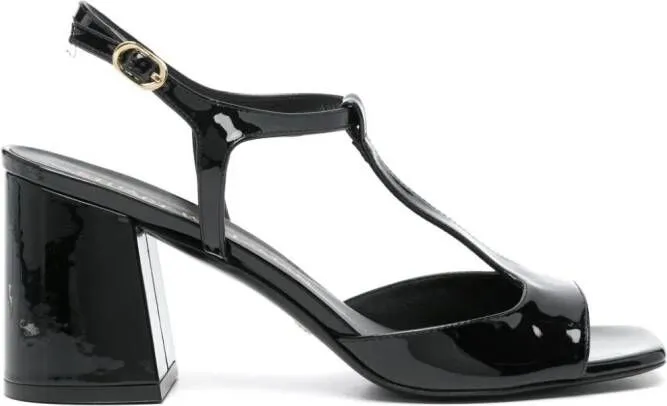 Stuart Weitzman Flareblock 75mm sandals Black