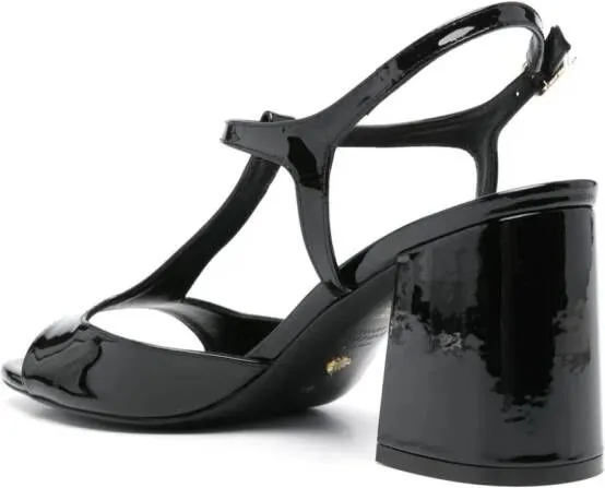 Stuart Weitzman Flareblock 75mm sandals Black