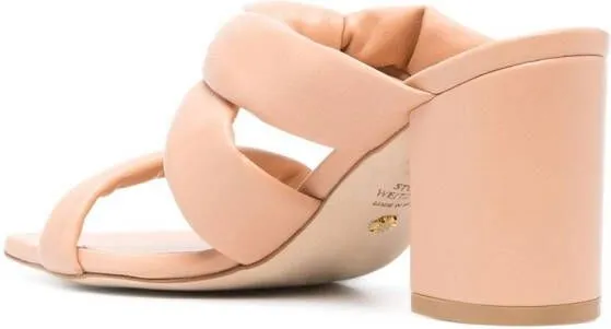 Stuart Weitzman Play 75 knot-detail sandals Neutrals