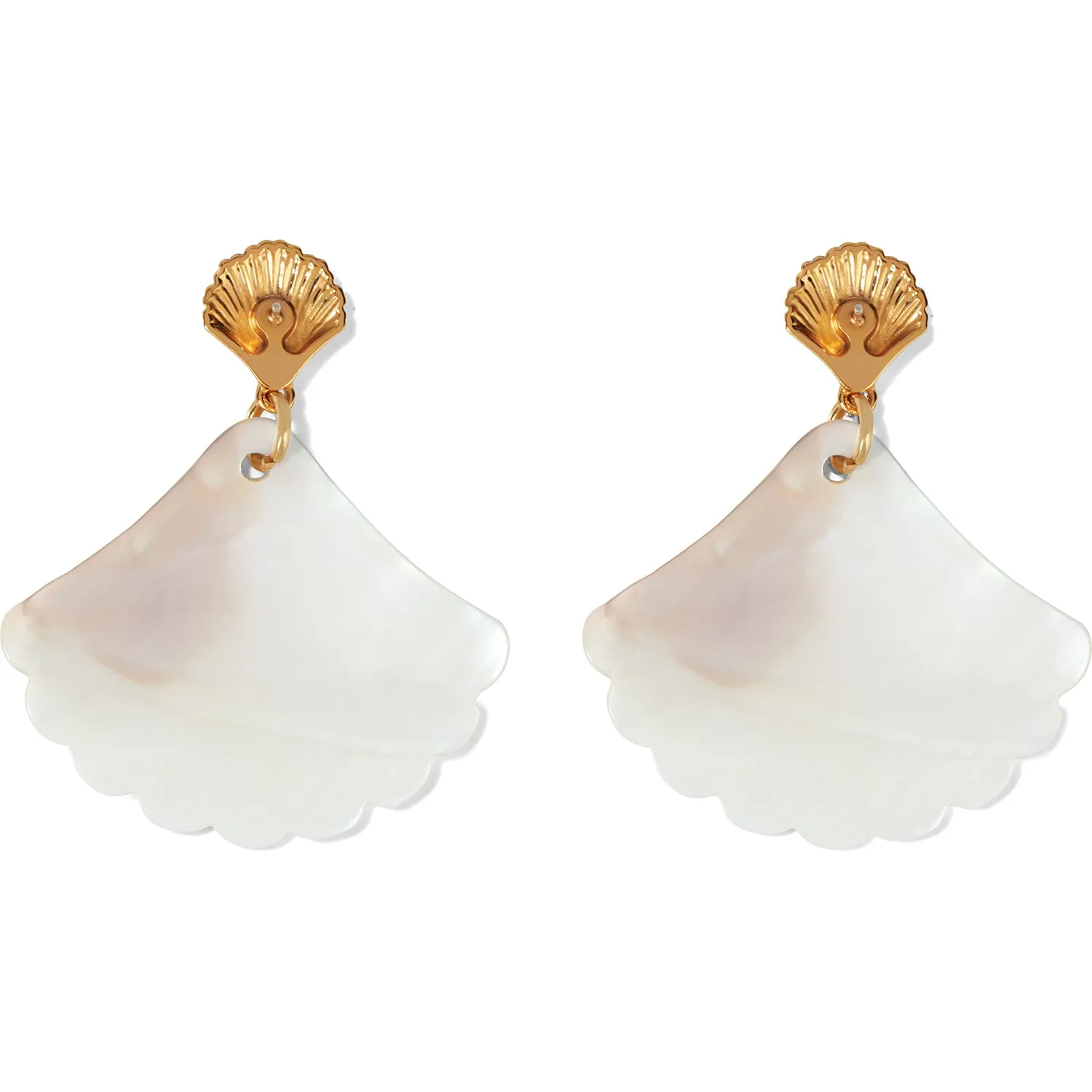 Sunset Cove Mother Of Pearl Shell Post Earrings