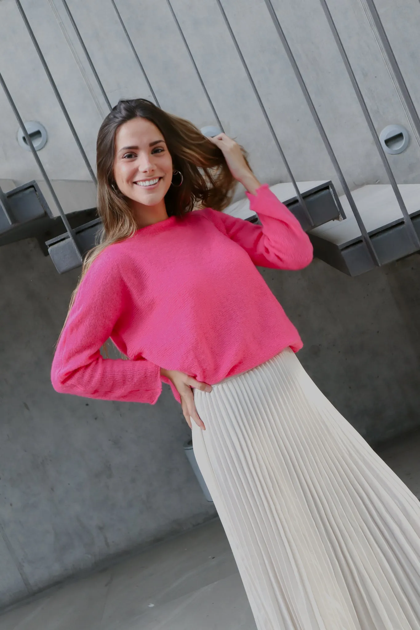 Sweater Lupita Fucsia